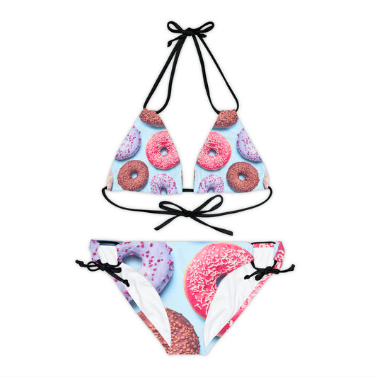 Donuts - Conjunto de bikini con tiras Inovax