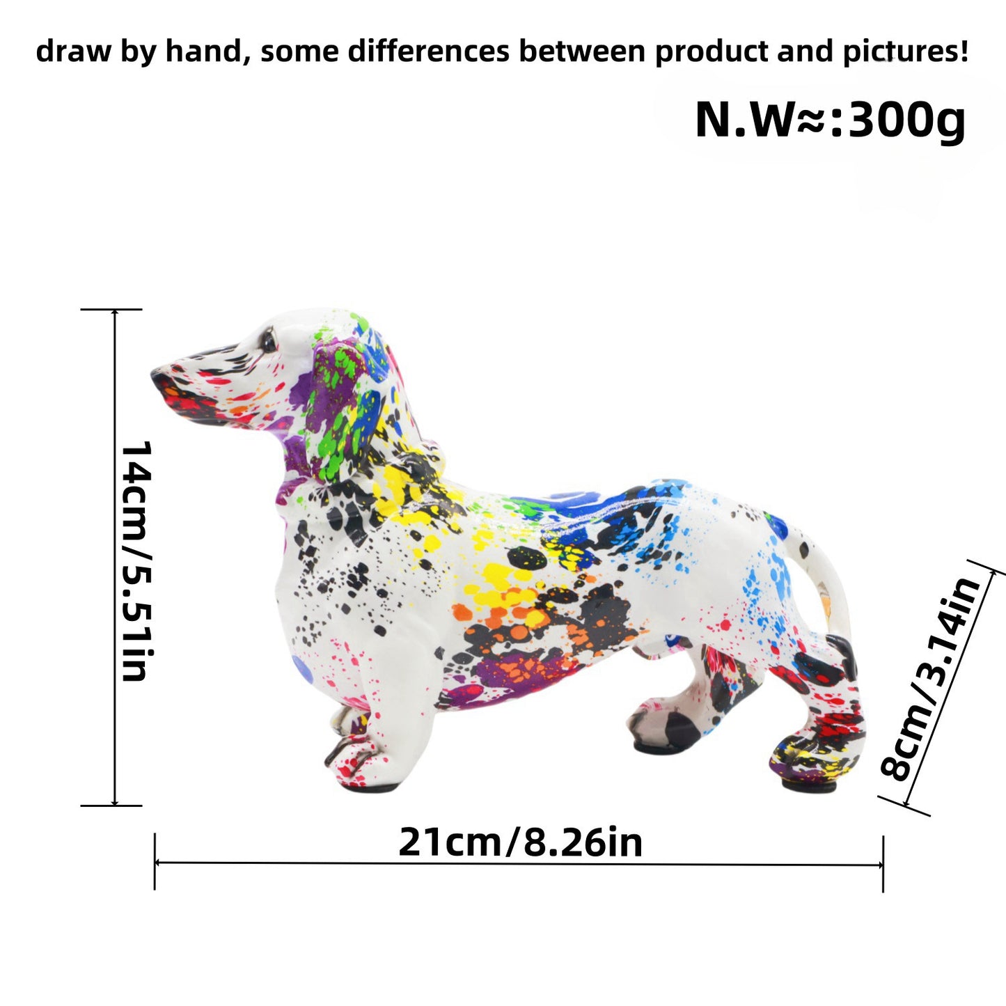 Simple Sausage Dog Decoration Creative Home Wine Cabinet Decoration Office Desk Surface Panel Ornament Craft