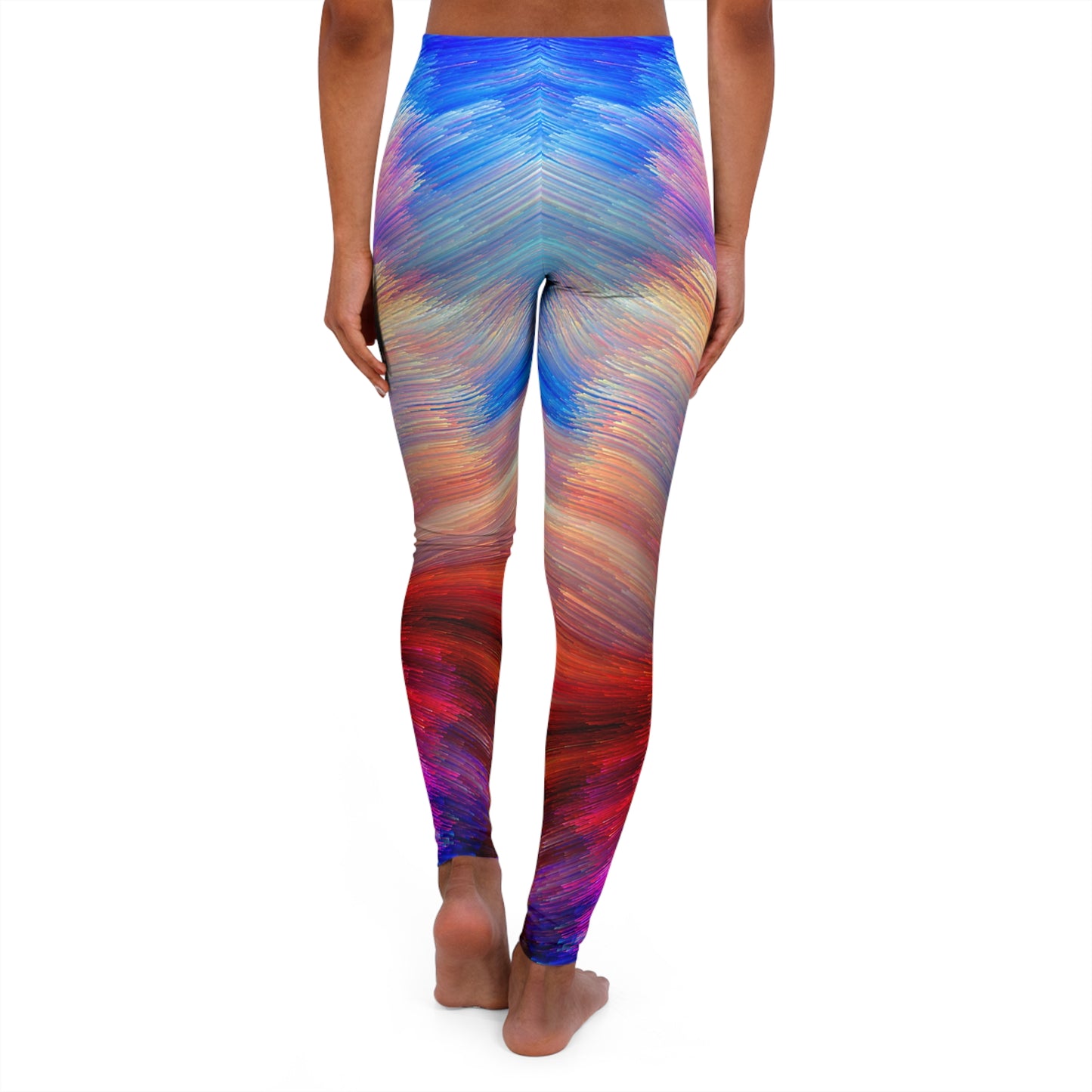 Neon Splash - Leggings de spandex para mujer Inovax