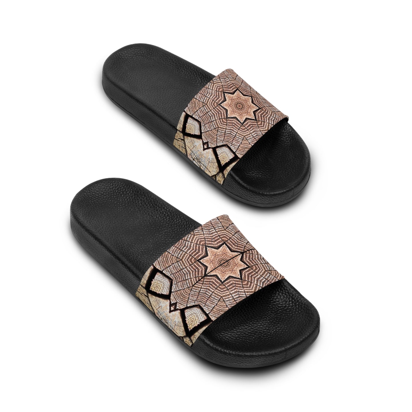 Brown Mandala - Inovax Women's Slide Sandal