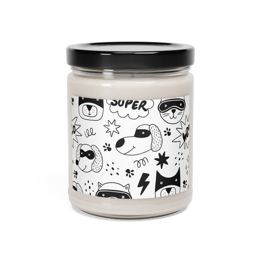 Doodle Dogs & Cats - Inovax Scented Soy Candle 9oz