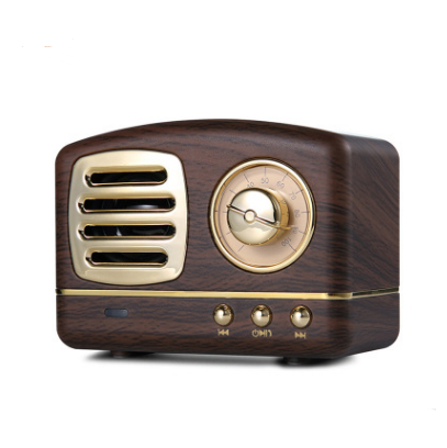 Altavoz Bluetooth inalámbrico con perilla Retro, tarjeta de disco U, Radio, Audio Bluetooth multicolor portátil