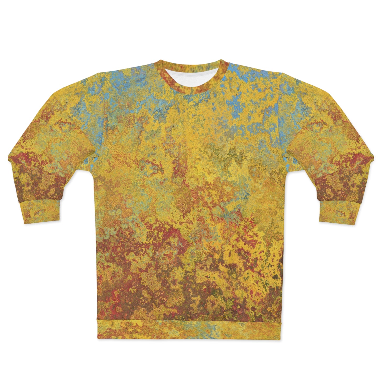 Gold and blue spots - Inovax Unisex Sweatshirt