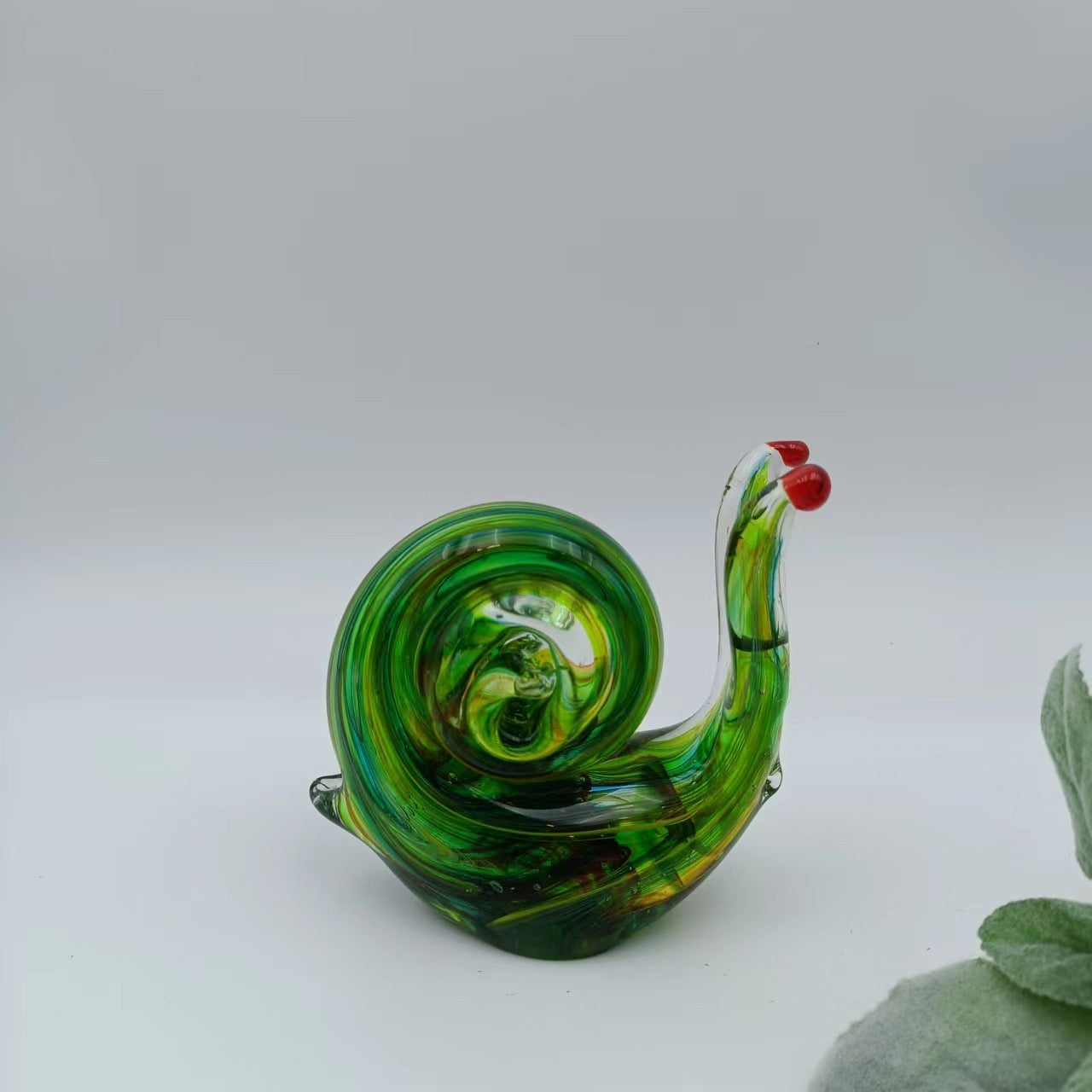 Creative Glass Animal Snail Home Decoration