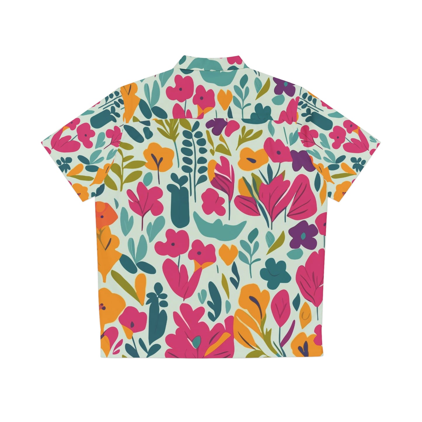 Flores claras - Camisa hawaiana de hombre Inovax