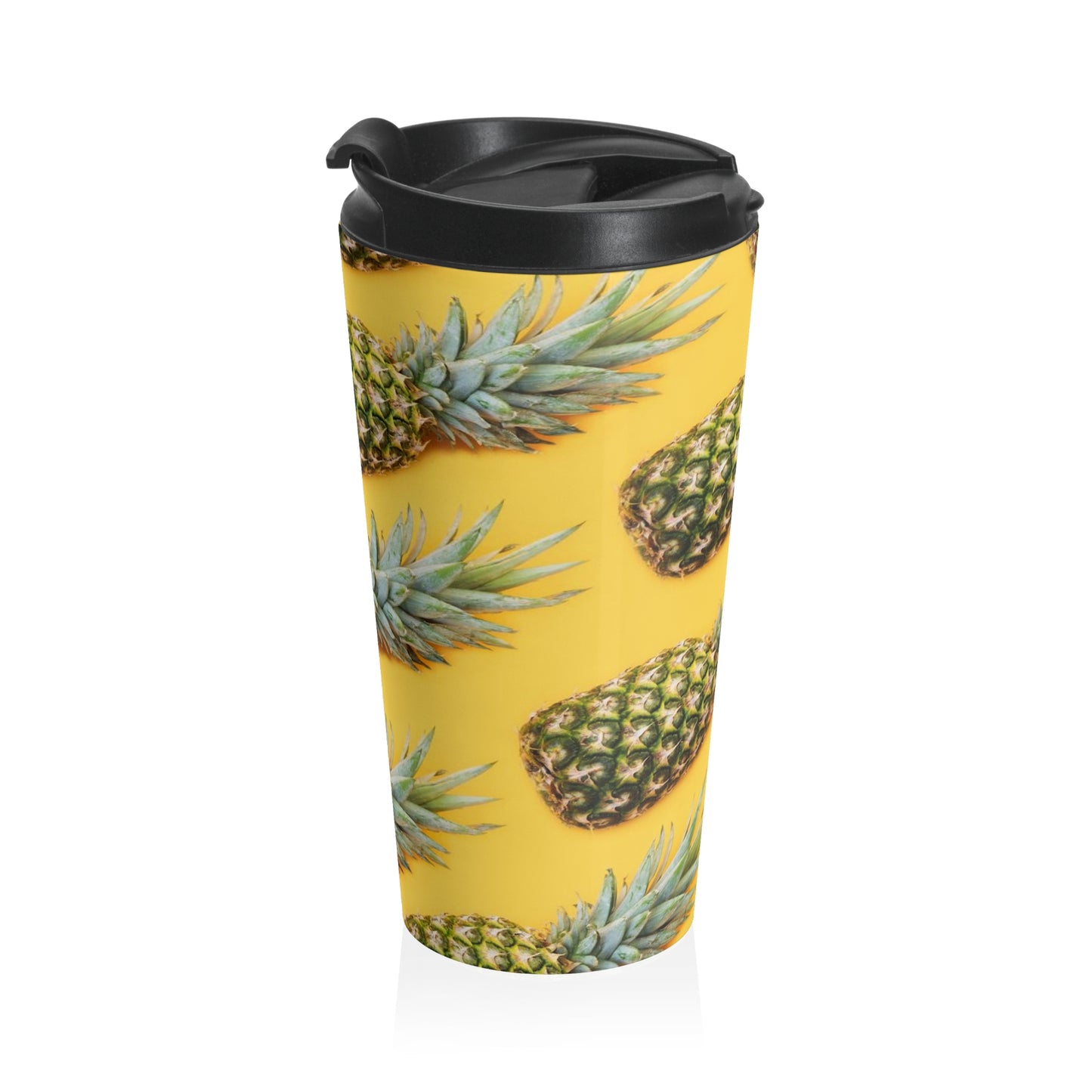 Piña - Taza de viaje de acero inoxidable Inovax