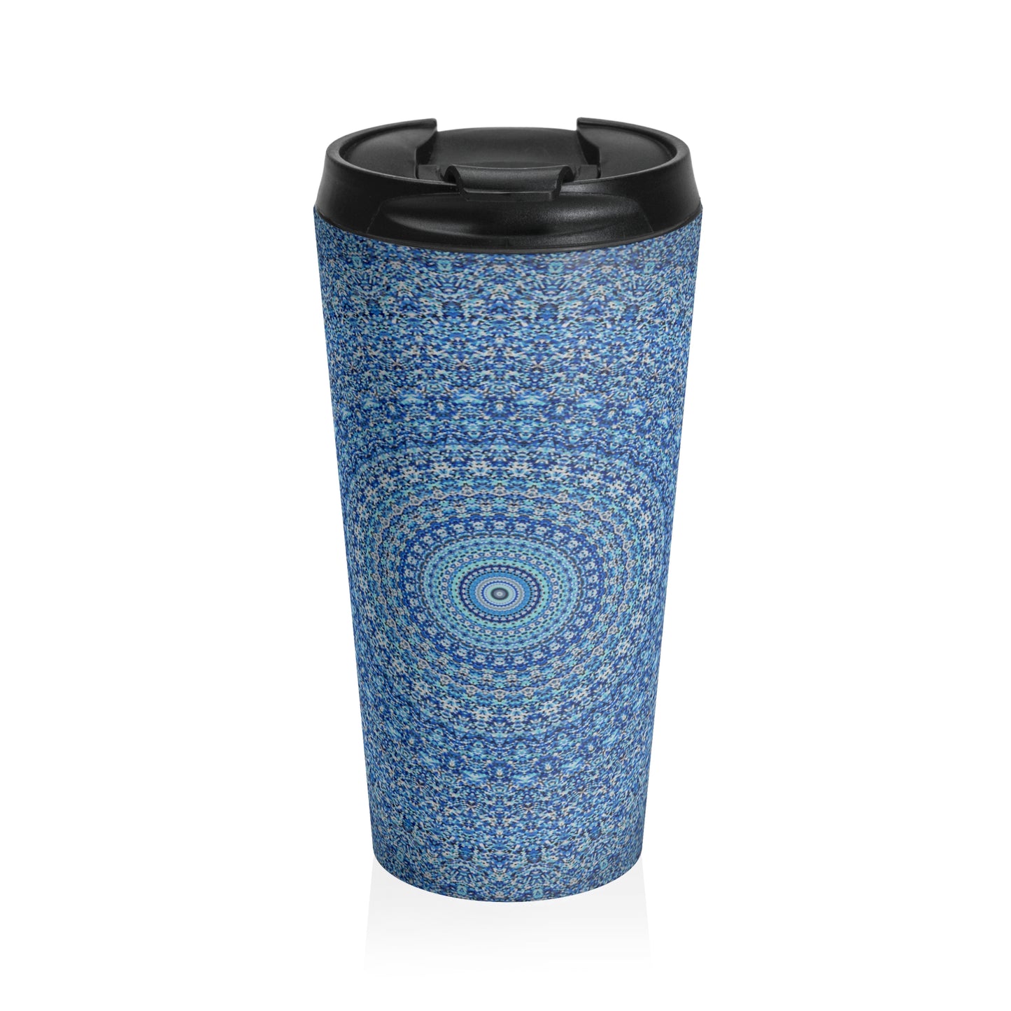 Blue Mandala - Inovax Stainless Steel Travel Mug