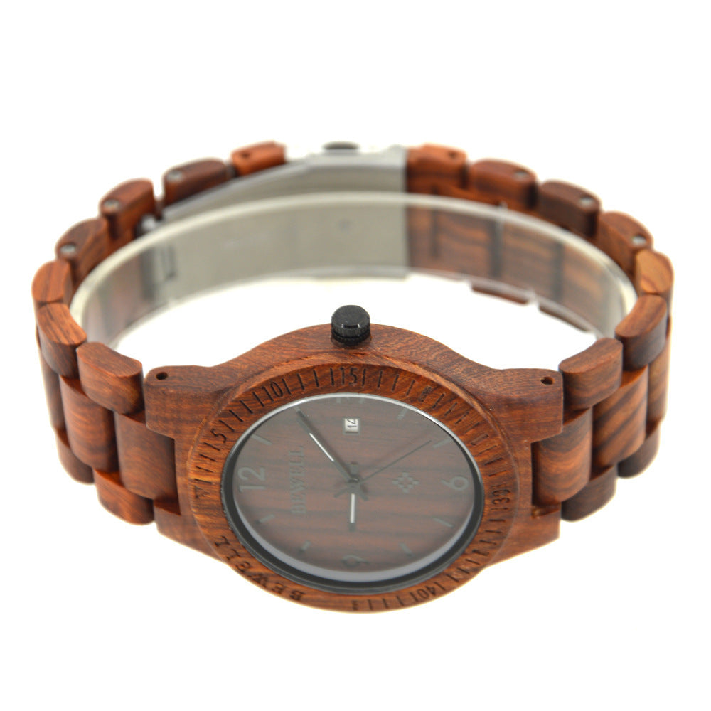 Montre en bois de santal