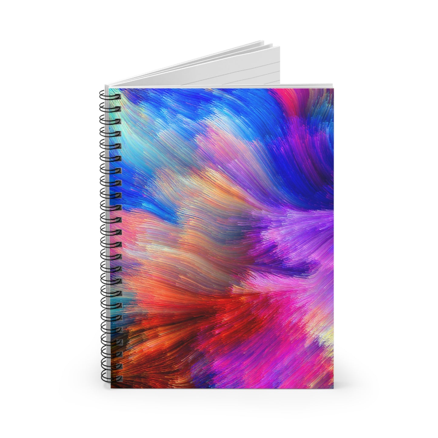 Neon Splash - Carnet à spirale Inovax (ligne lignée)