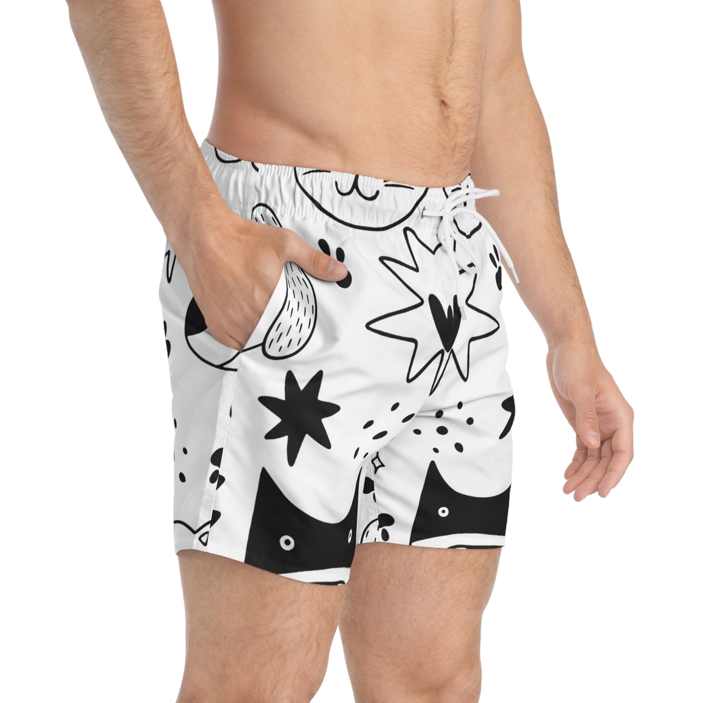 Doodle Chiens et Chats - Maillot de bain Inovax