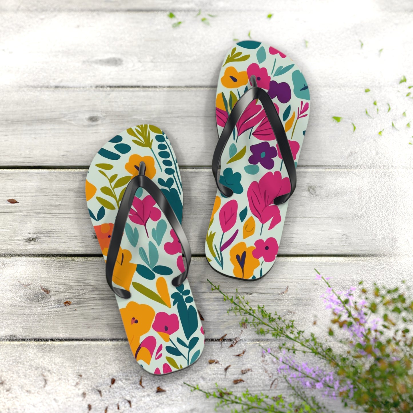 Light flowers - Inovax Flip Flops