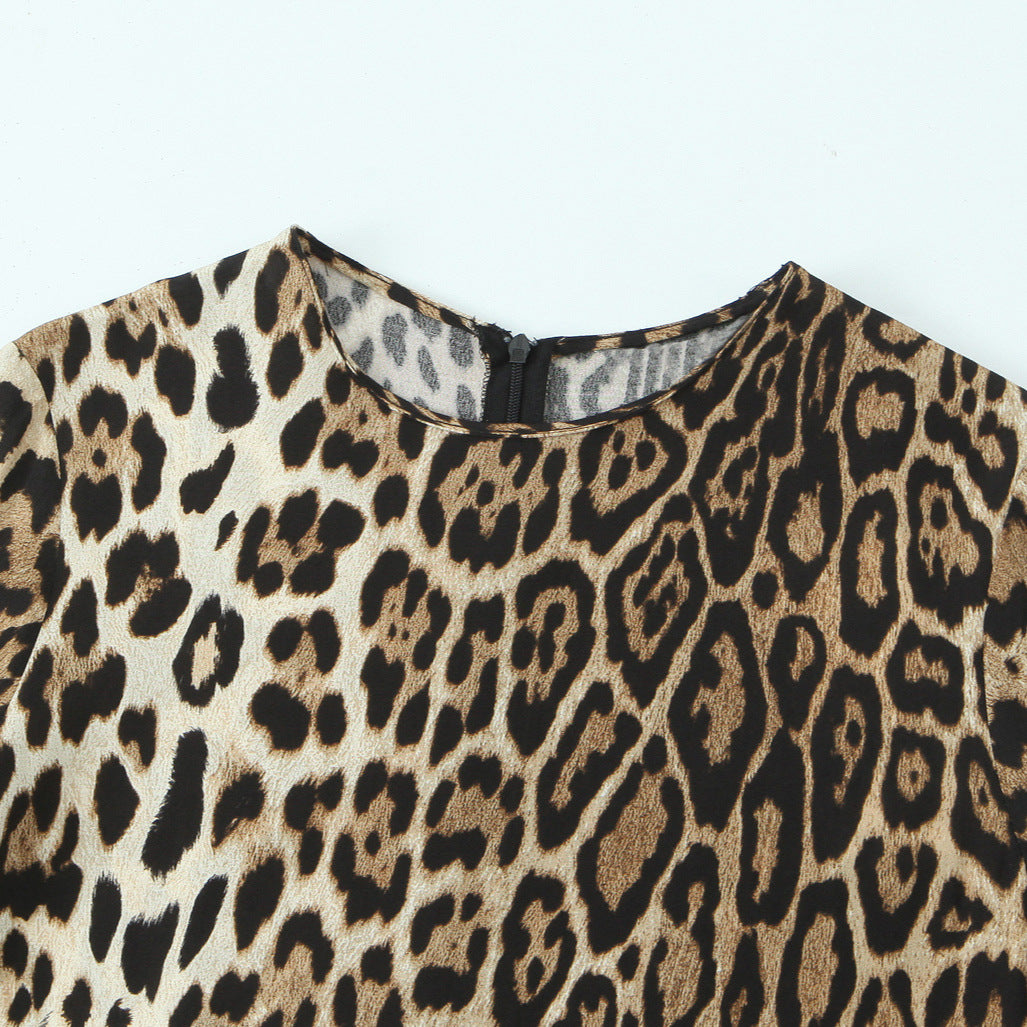 Women's Animal Print Printed Dress