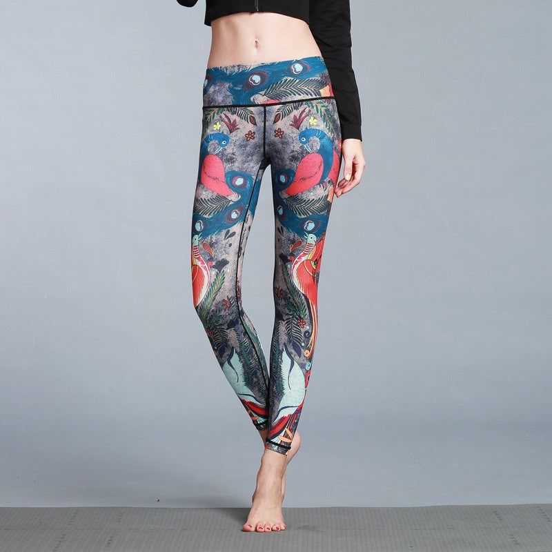 Leggings imprimés de yoga pour sports de plein air pour femmes