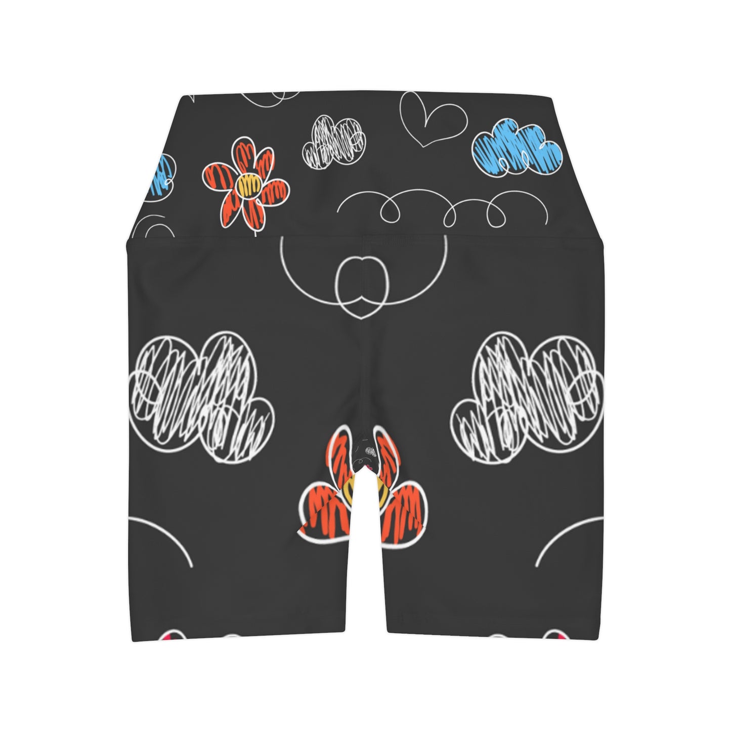 Kids Doodle Playground - Leggings de yoga de cintura alta Inovax