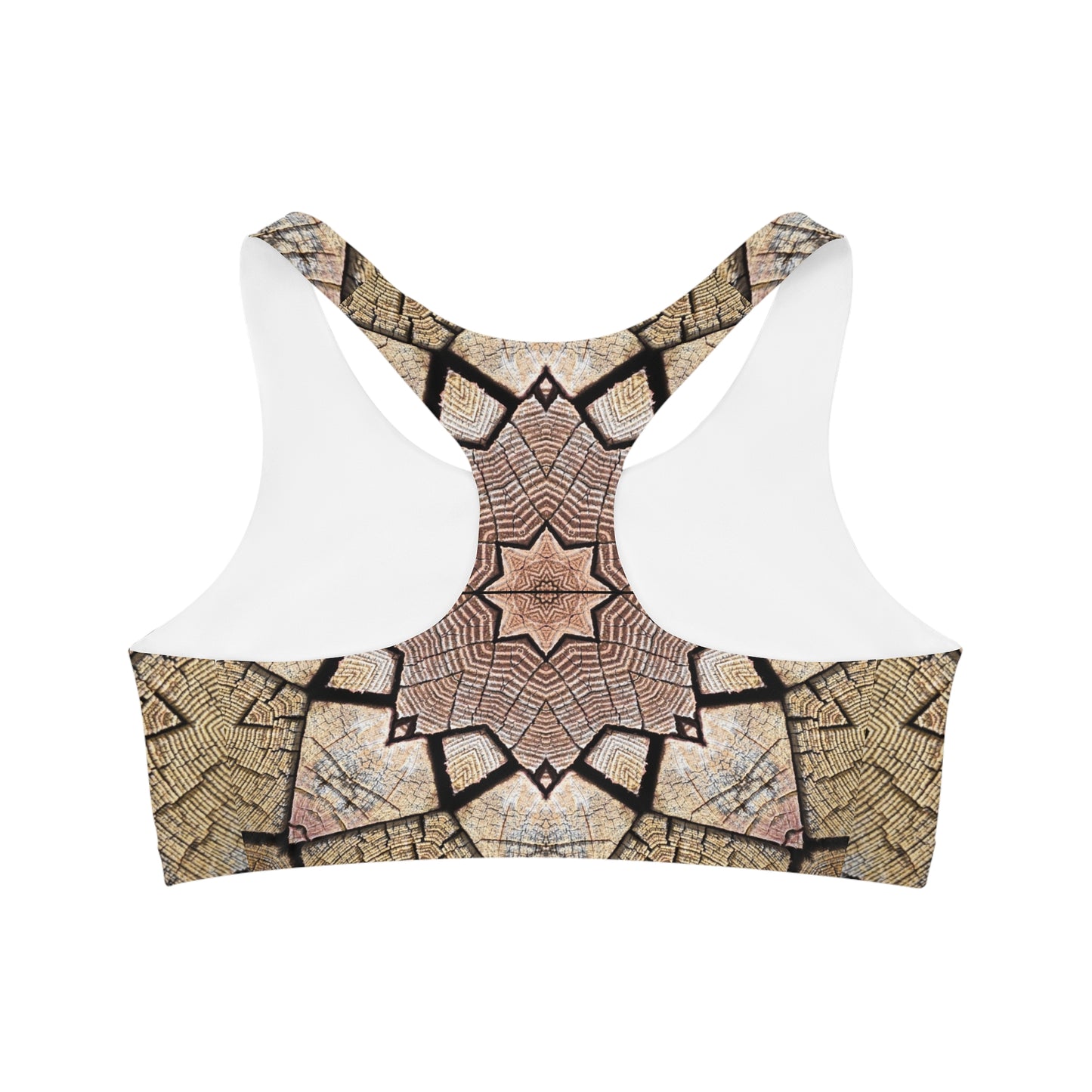 Brown Mandala - Inovax Seamless Sports Bra