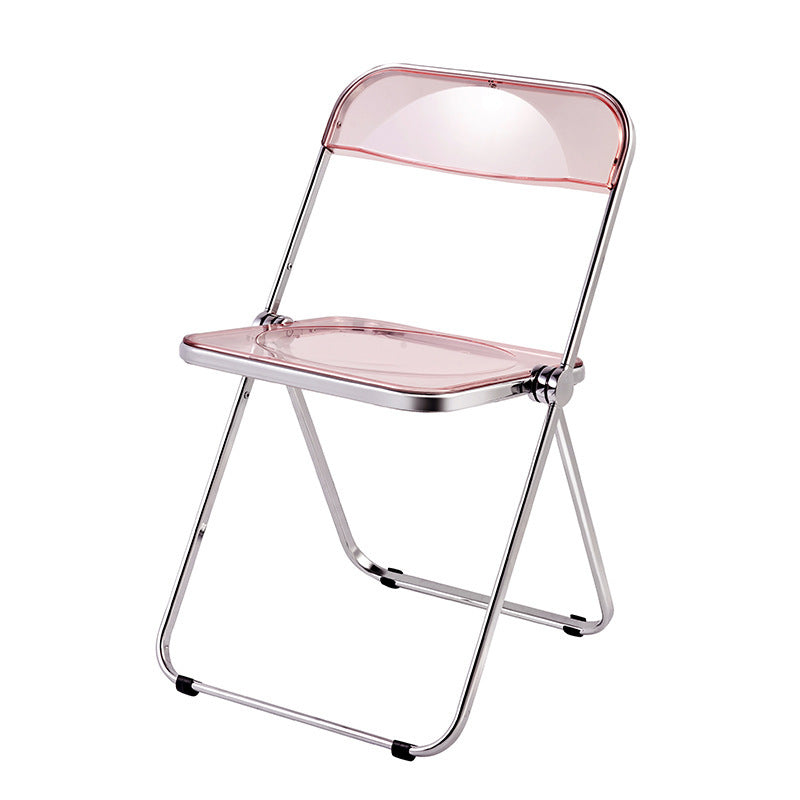 Acrylic Fashion Photo Clothing Store Cafe Folding Chair