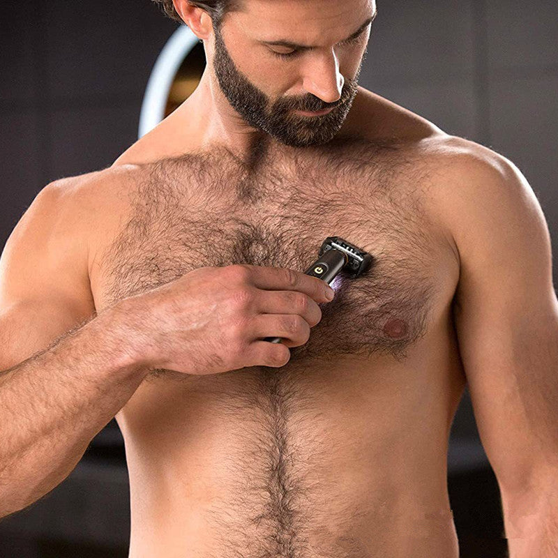 Rasoir de précision Rechargeable sans fil, rasoir droit pour hommes, Machine avec lames, Cassettes de rasage pour barbe