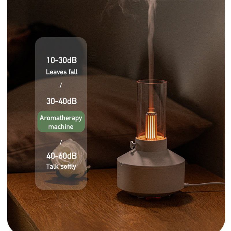 2023 Retro Light Aroma Diffuser Essential Oil LED Light Filament Night Light  Air Humidifier For Home