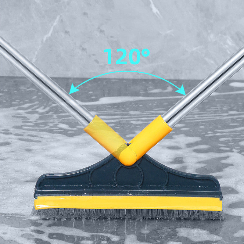 Brosse de nettoyage des espaces de sol, balai en V, essuie-glace en caoutchouc, verre, salle de bains, toilettes, carrelage, séchage de l'eau, poussière, poils d'animaux, grattoir domestique