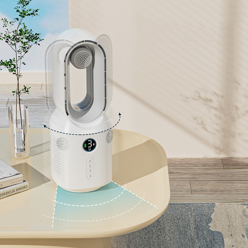 Ventilateur multifonctionnel sans pales, haut-parleur Bluetooth, veilleuse LED pour la décoration de la maison, nouveauté 2023