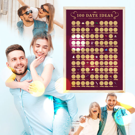 100 Cosas Para Hacer Entre Parejas Citas Scraping Póster