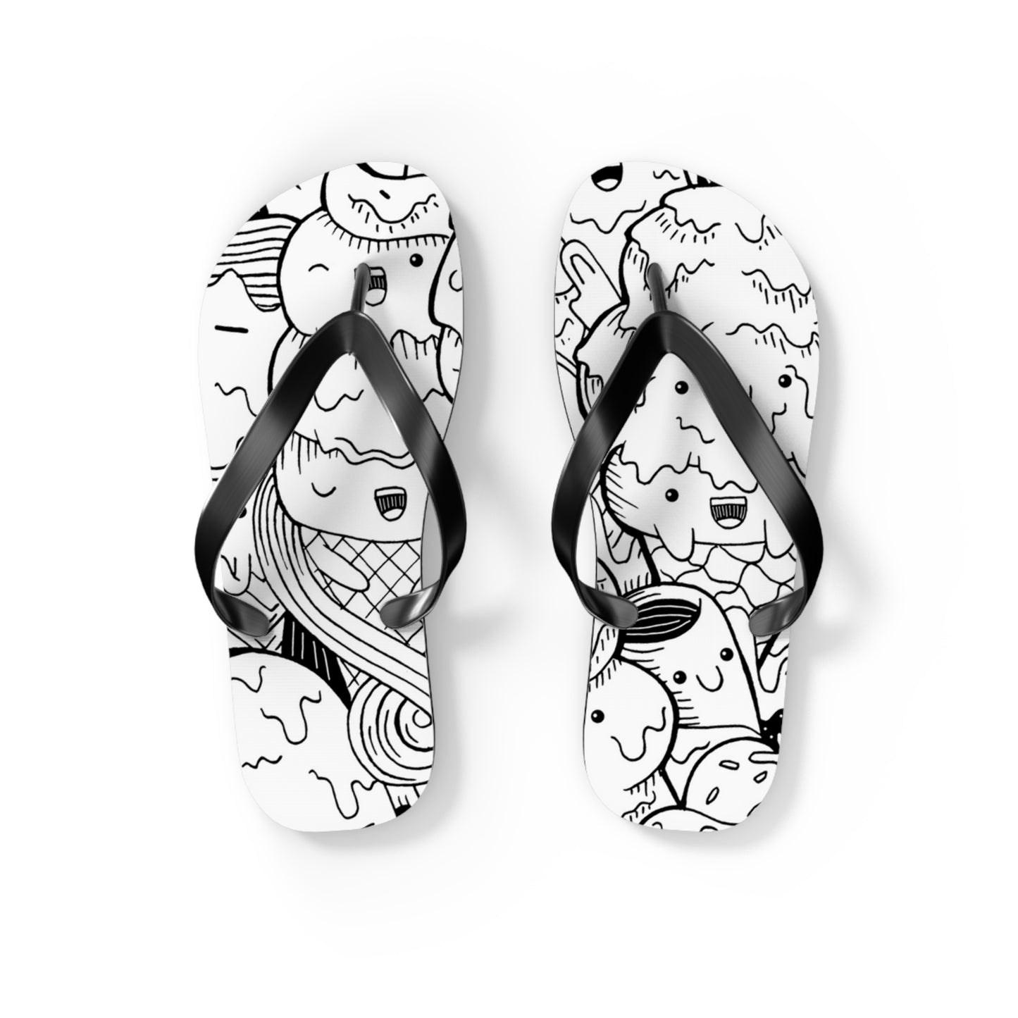 Doodle Icecream - Inovax Flip Flops