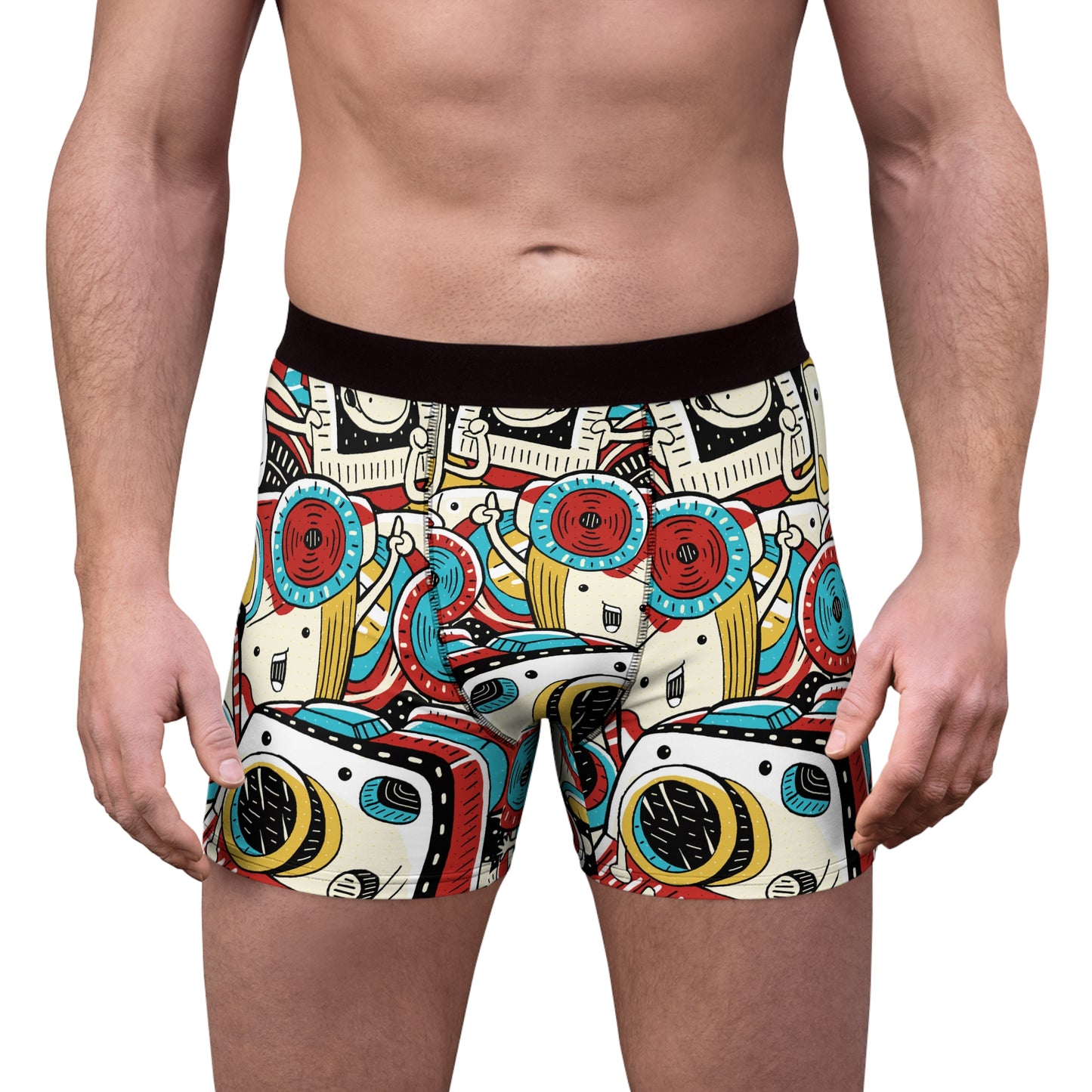 Doodle Photo Snap - Inovax Men's Boxer Briefs