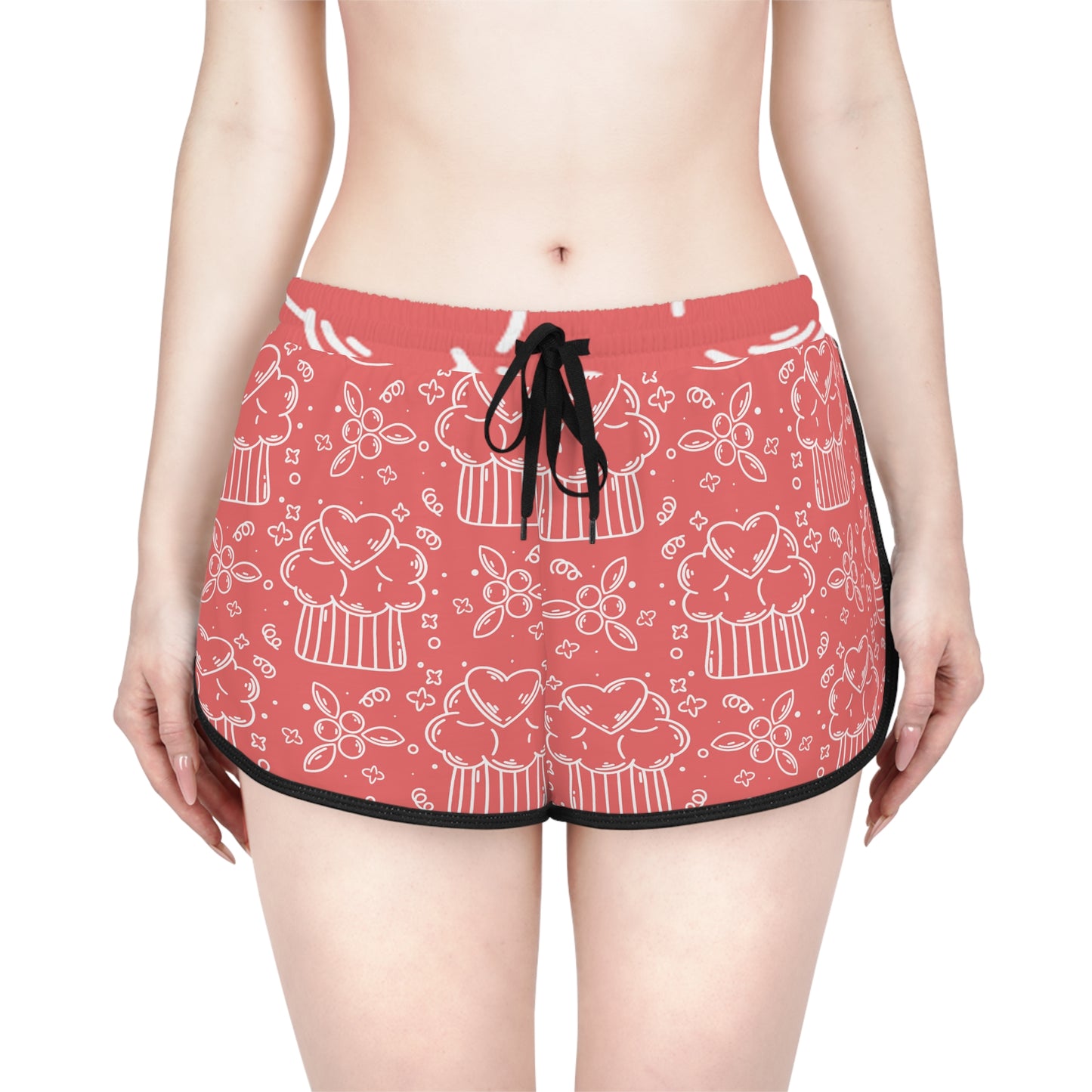 Doodle Pancake - Pantalones cortos relajados para mujer Inovax