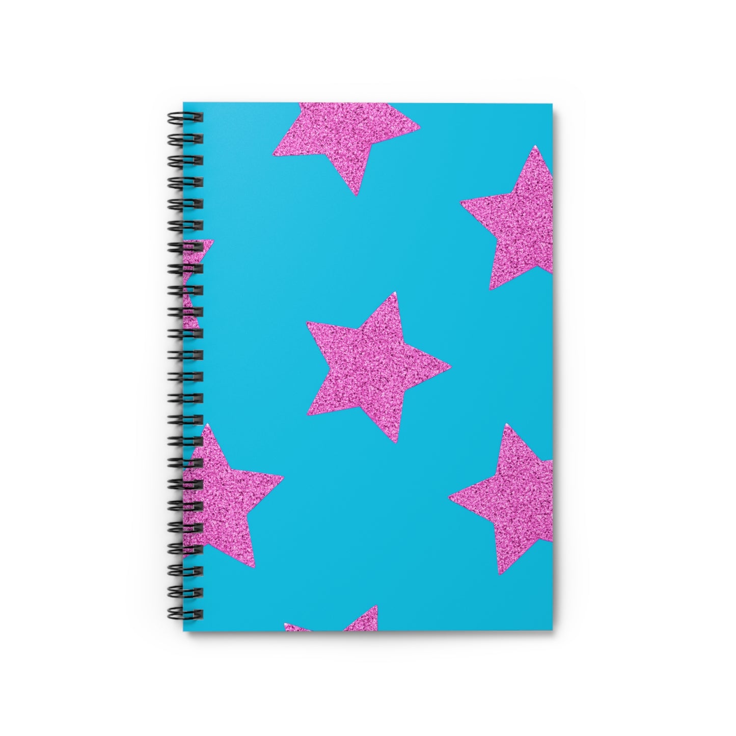 Pink Stars - Inovax Spiral Notebook (Ruled Line)