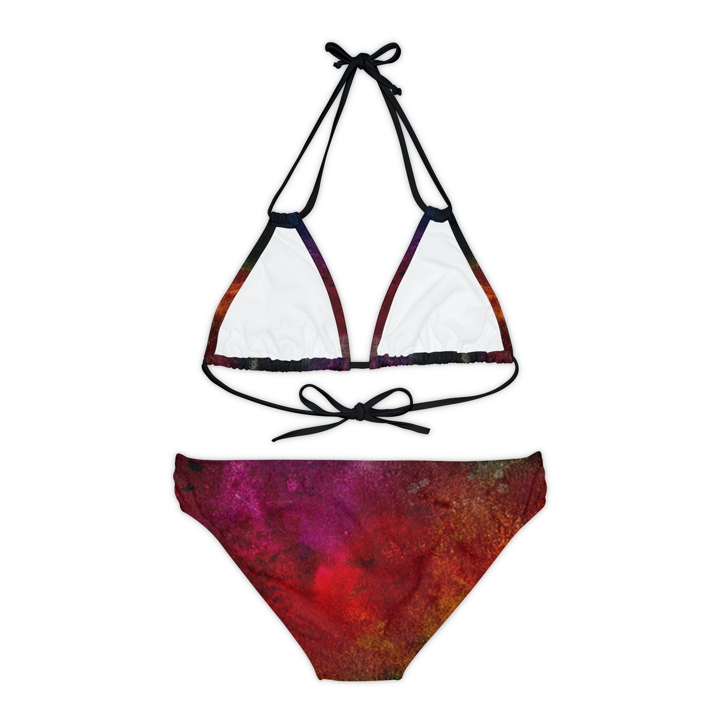 Dark Explosion  - Inovax Strappy Bikini Set