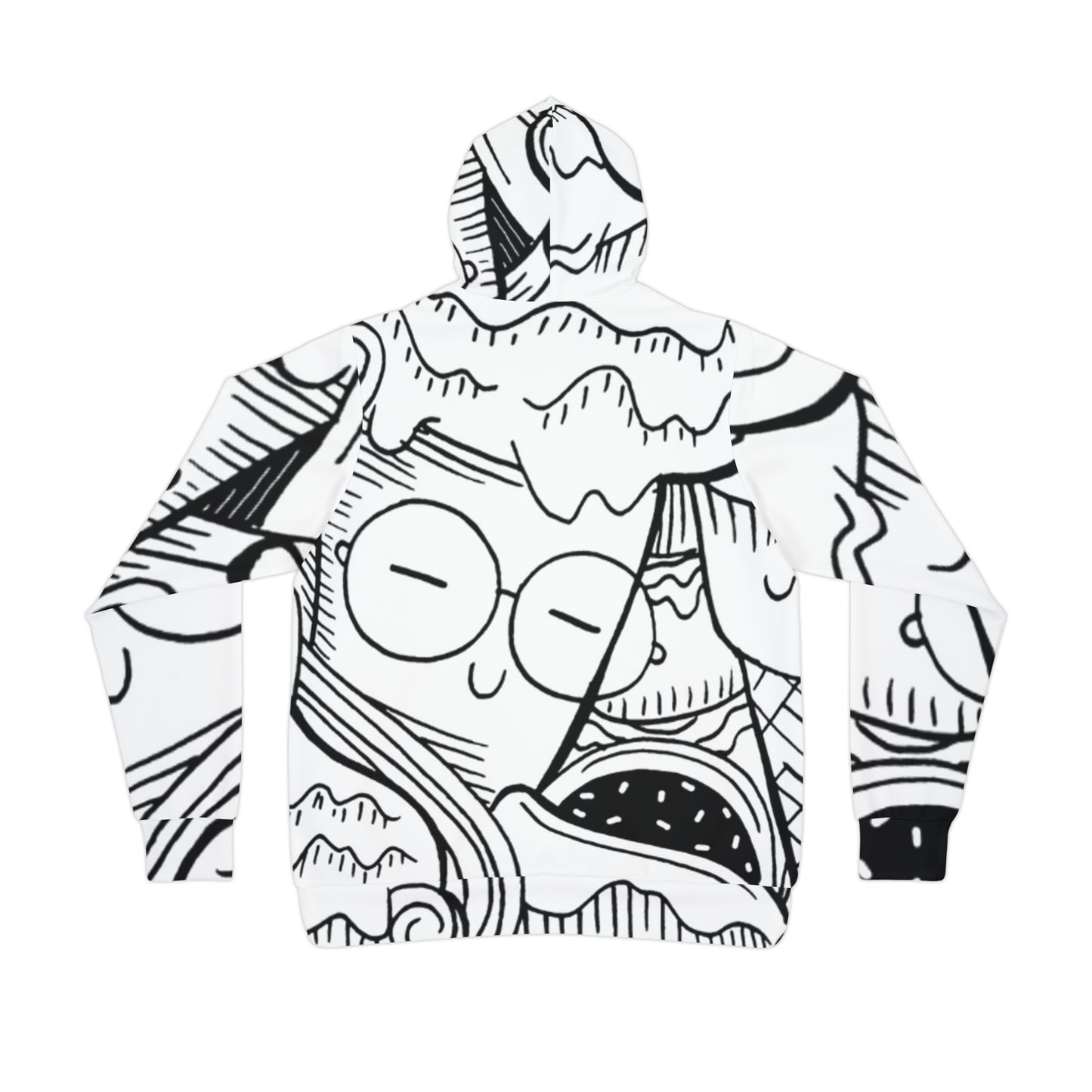 Doodle Icecream - Inovax Athletic Hoodie