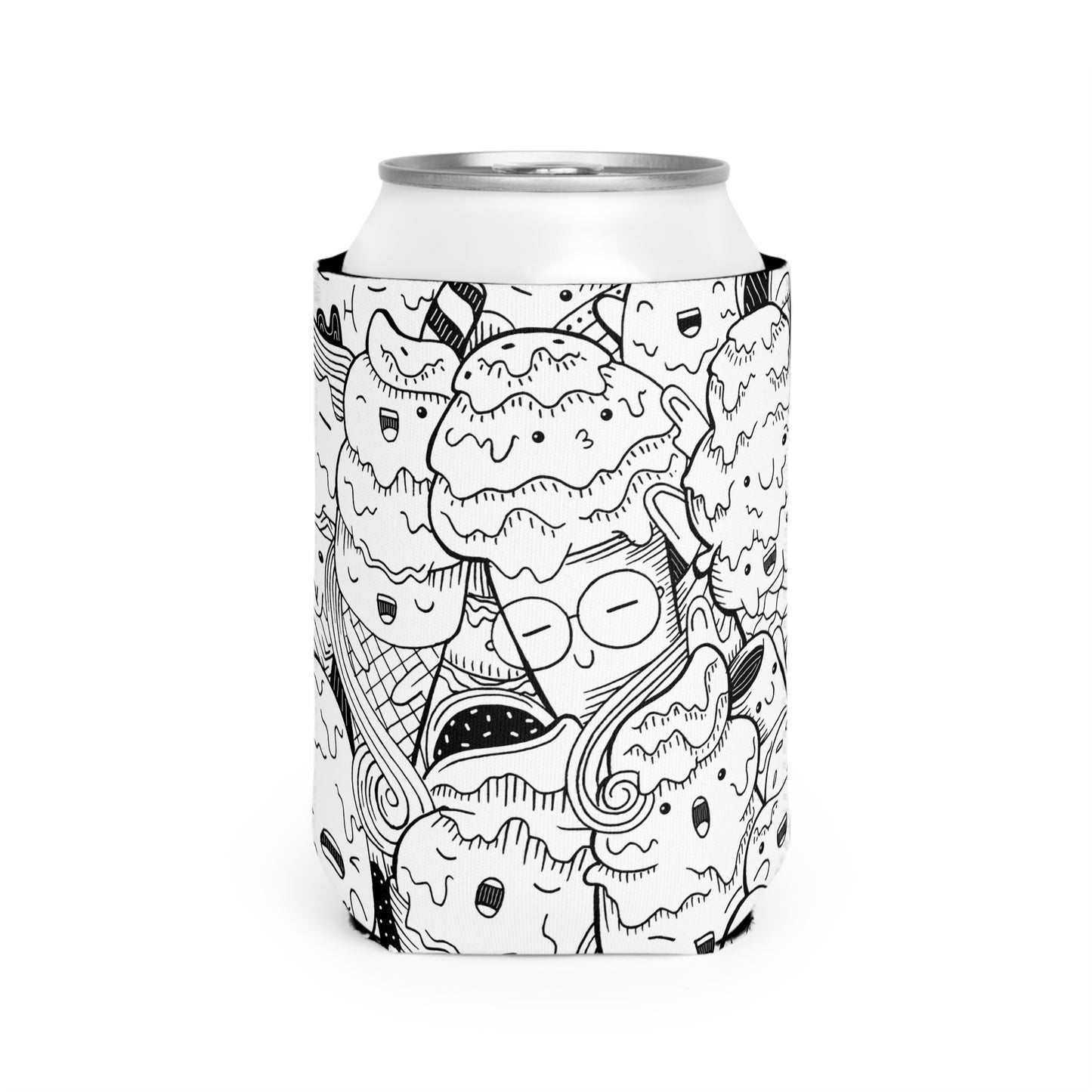 Doodle Icecream - Inovax Can Cooler Sleeve