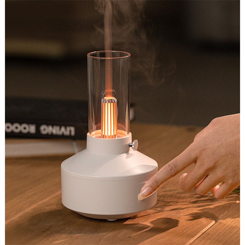 2023 Retro Light Aroma Diffuser Essential Oil LED Light Filament Night Light  Air Humidifier For Home