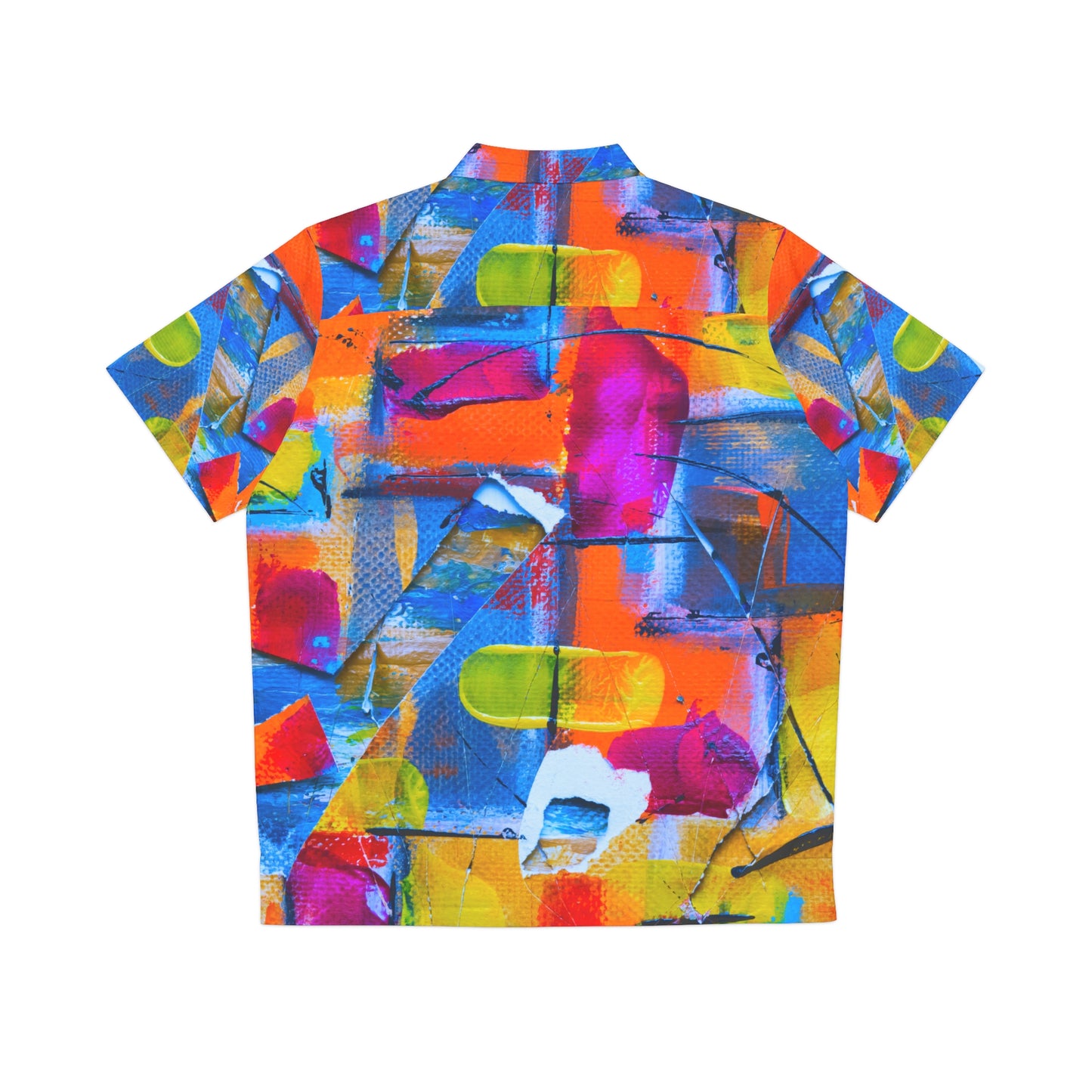 Colores cuadrados - Camisa hawaiana de hombre Inovax