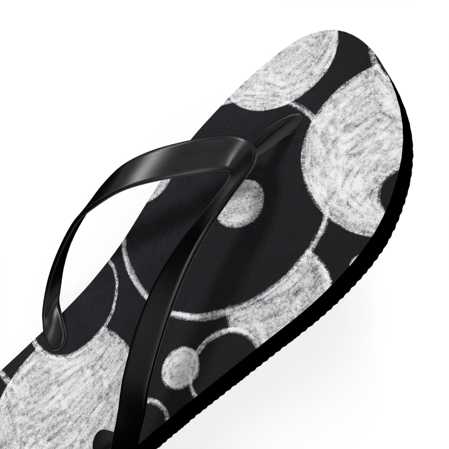 Black Dots - Inovax Flip Flops