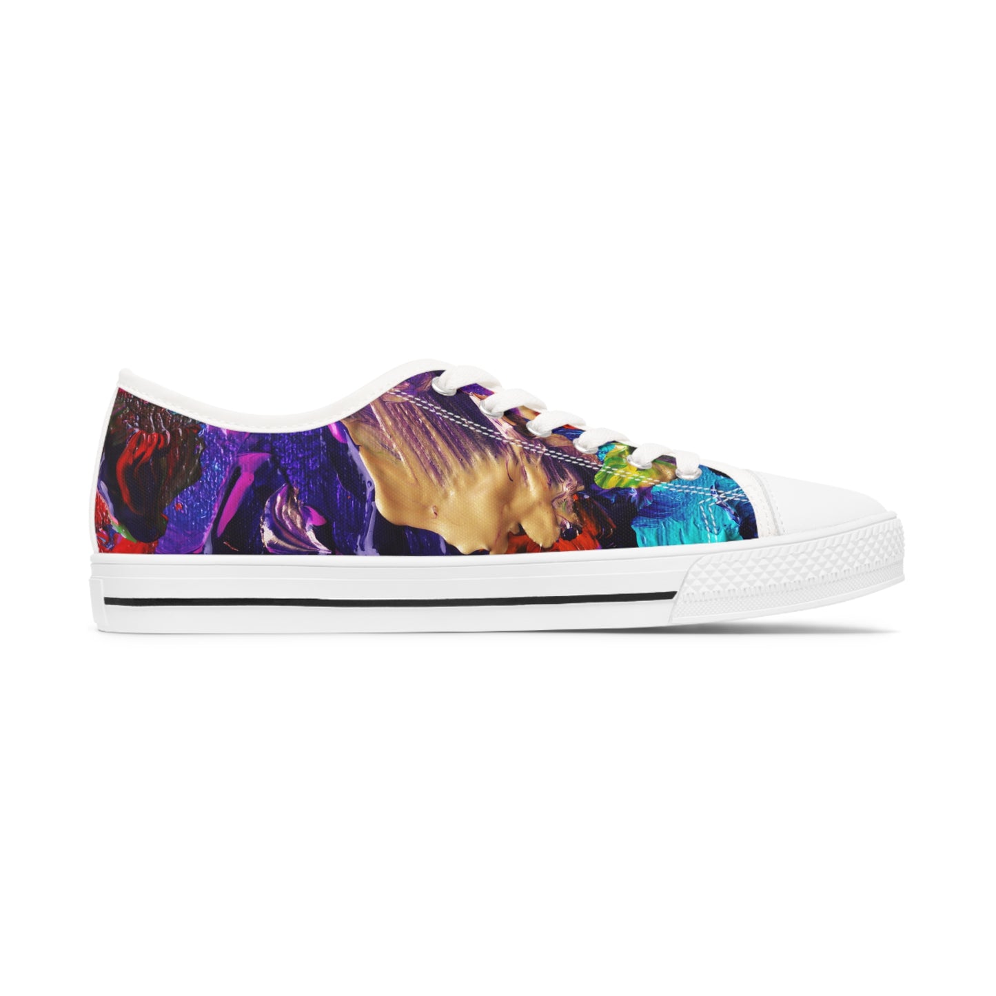 Color Paintings - Inovax Woman's Low Top Sneakers