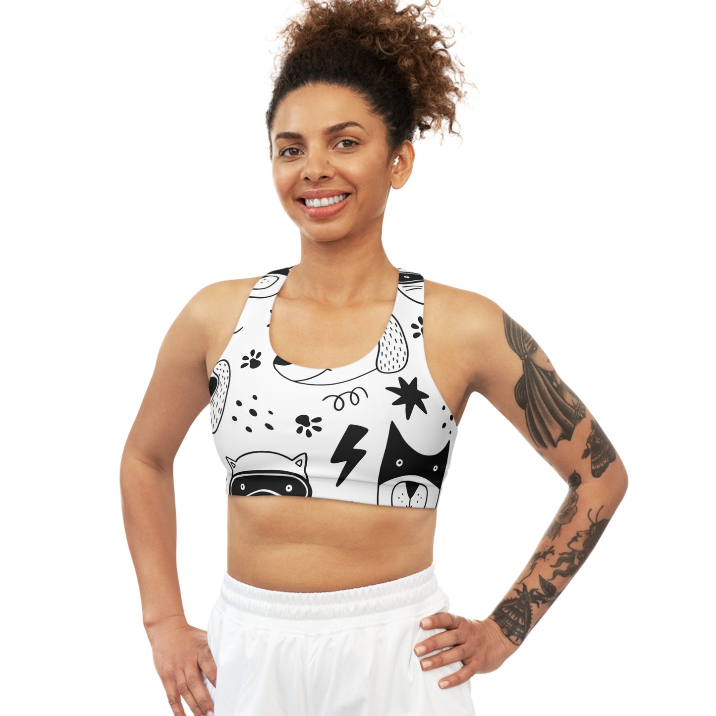 Doodle Dogs &amp; Cats - Soutien-gorge de sport sans couture Inovax