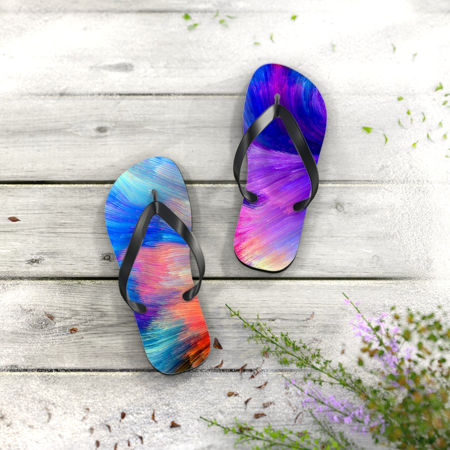 Neon Splash - Inovax Flip Flops