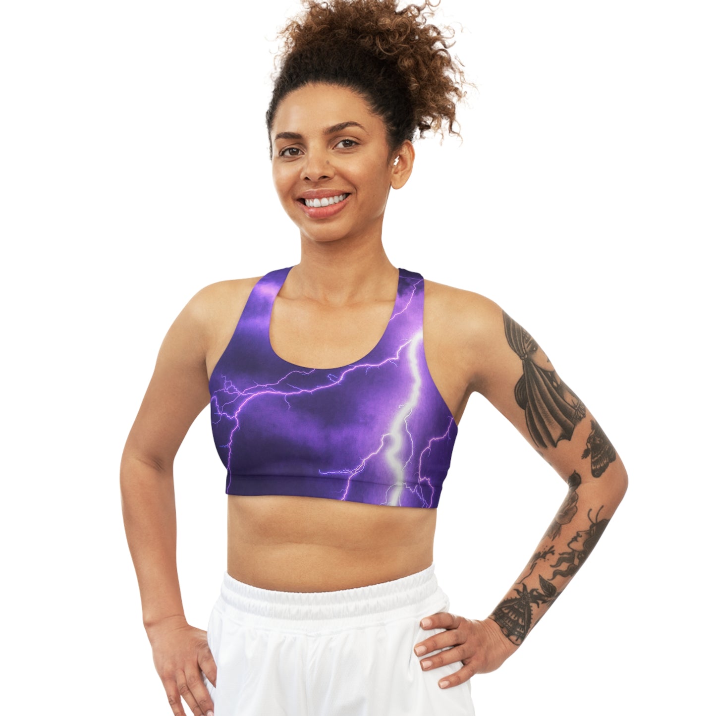 Electric Thunder - Inovax Seamless Sports Bra