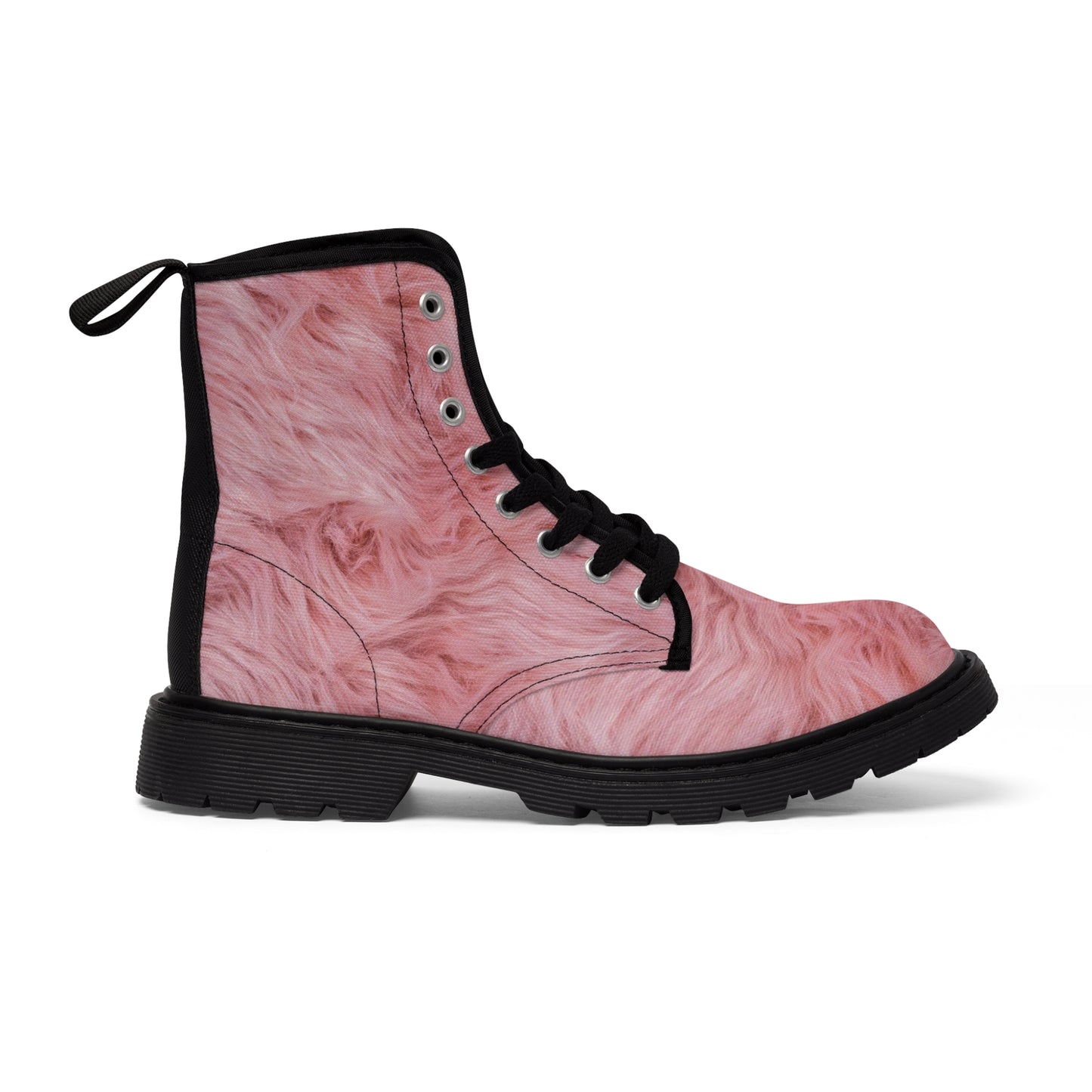 Pink Teddy - Bottines en toile pour femme Inovax