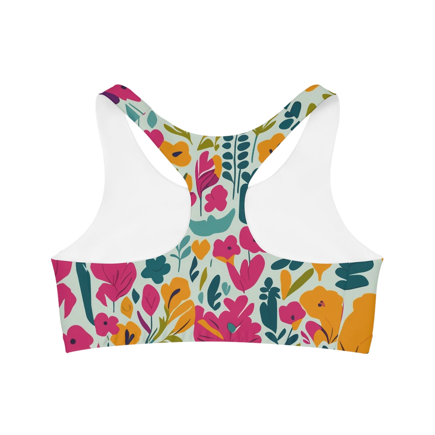 Fleurs claires - Soutien-gorge de sport sans couture Inovax