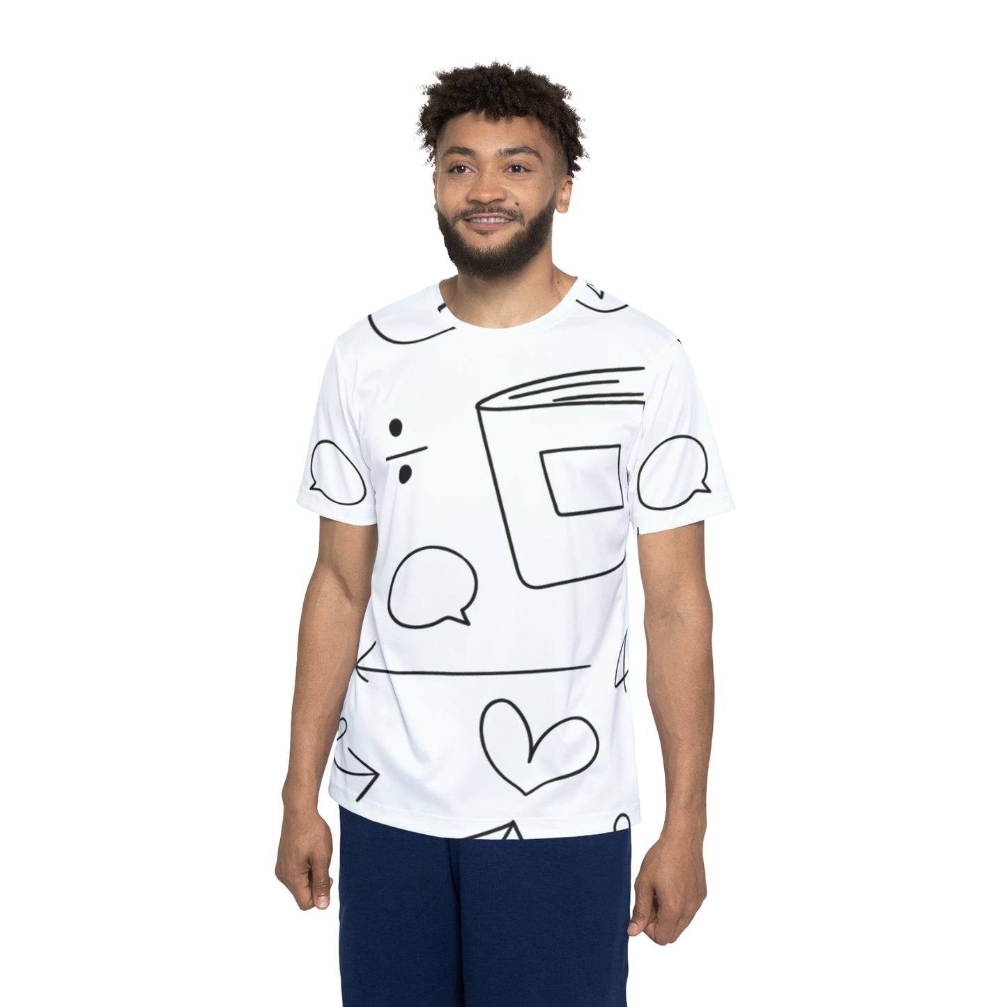 Doodle - Camiseta deportiva Inovax para hombre