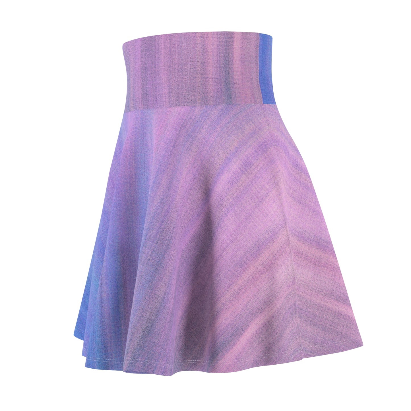 Azul y Morado Metalizado - Falda Skater Inovax Mujer