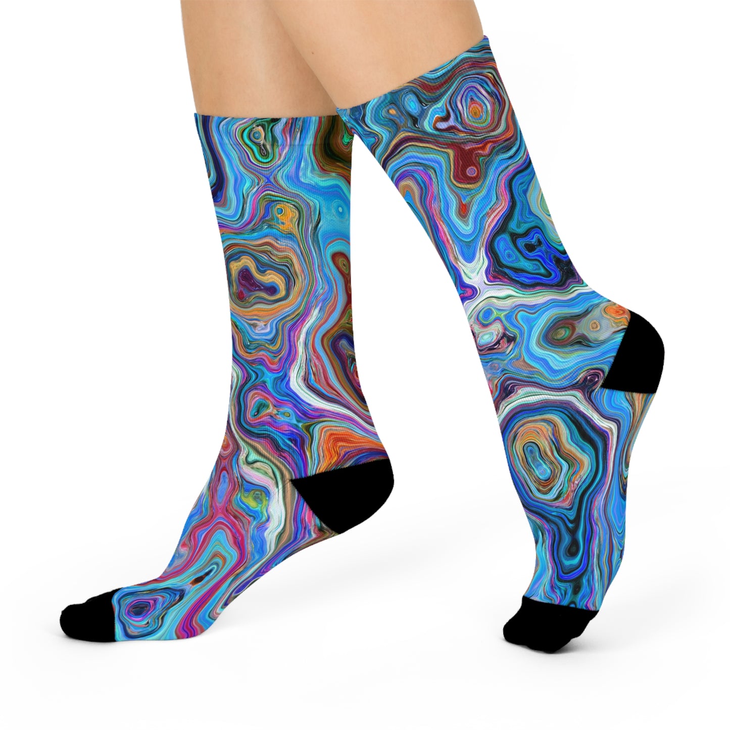 Trippy Liquid - Inovax Cushioned Crew Socks