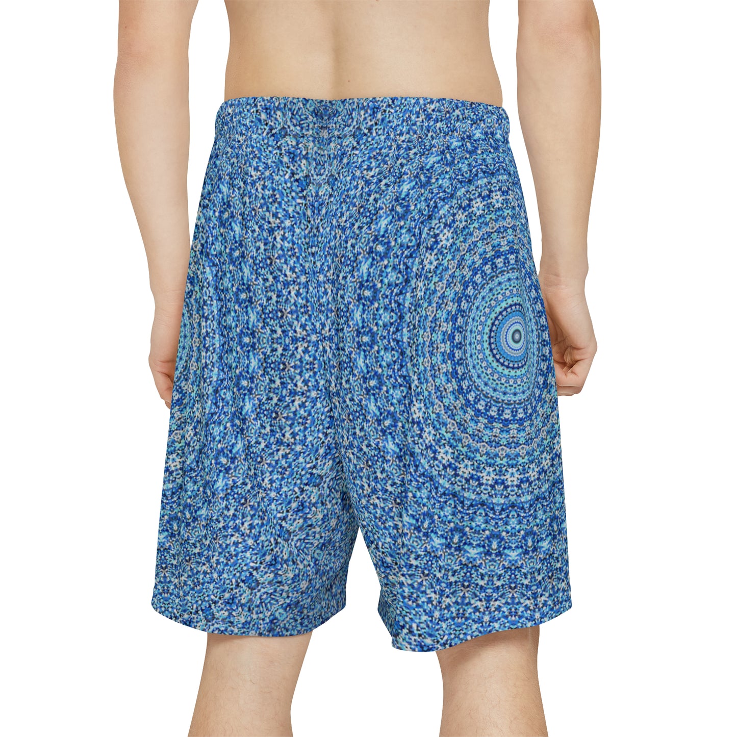 Mandala Azul - Pantalón Corto Deportivo Inovax Hombre