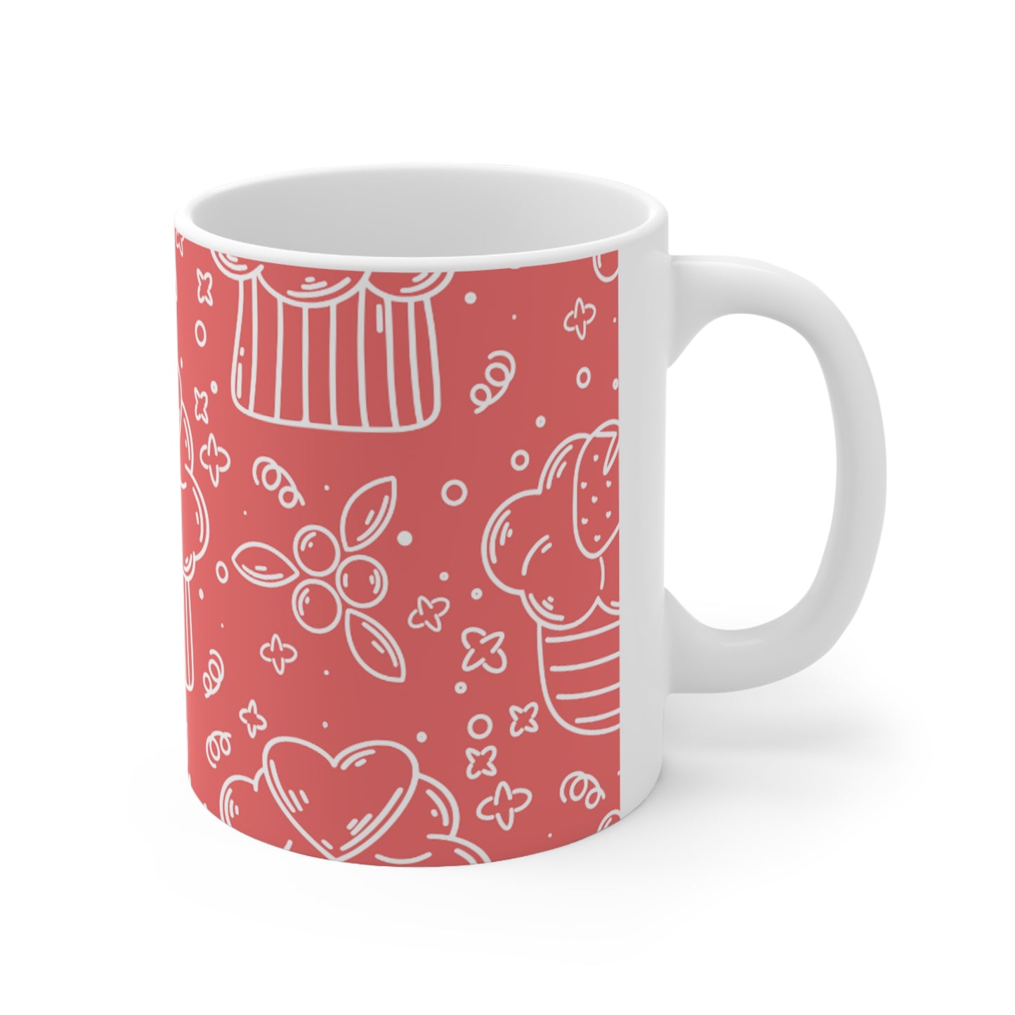 Doodle Pancake - Inovax Ceramic Mug 11oz