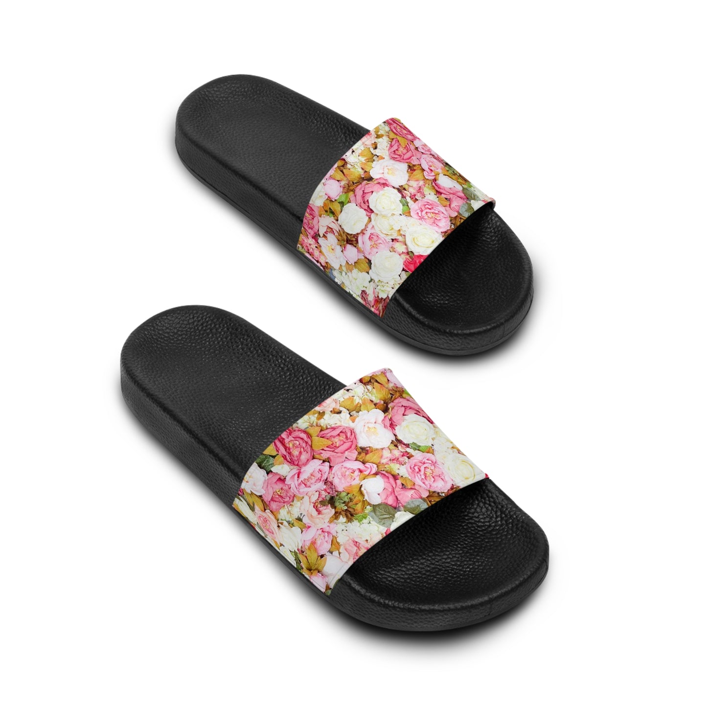 Pink Flowers - Inovax Women's Slide Sandal