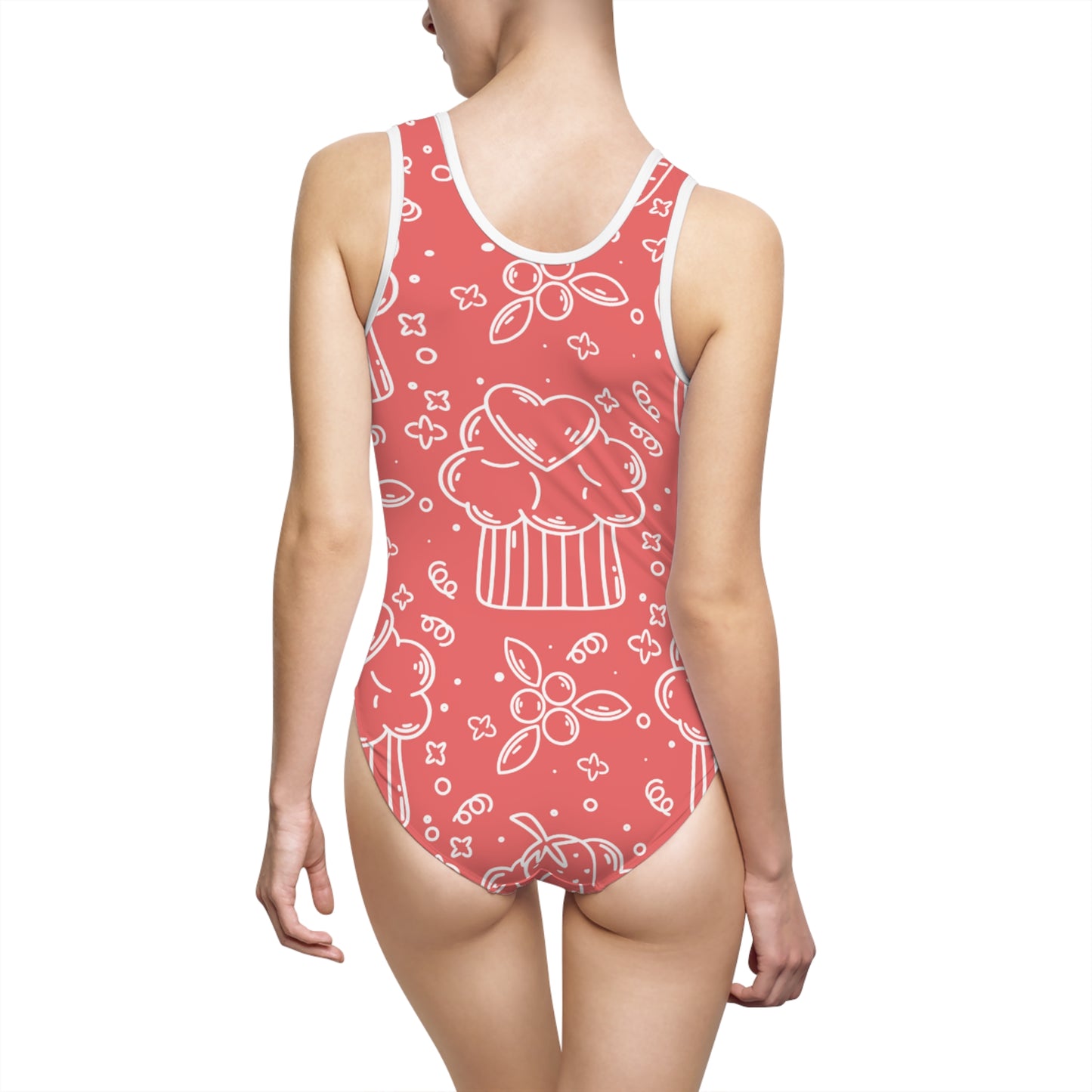 Doodle Pancake - Maillot de bain une pièce classique Inovax pour femme