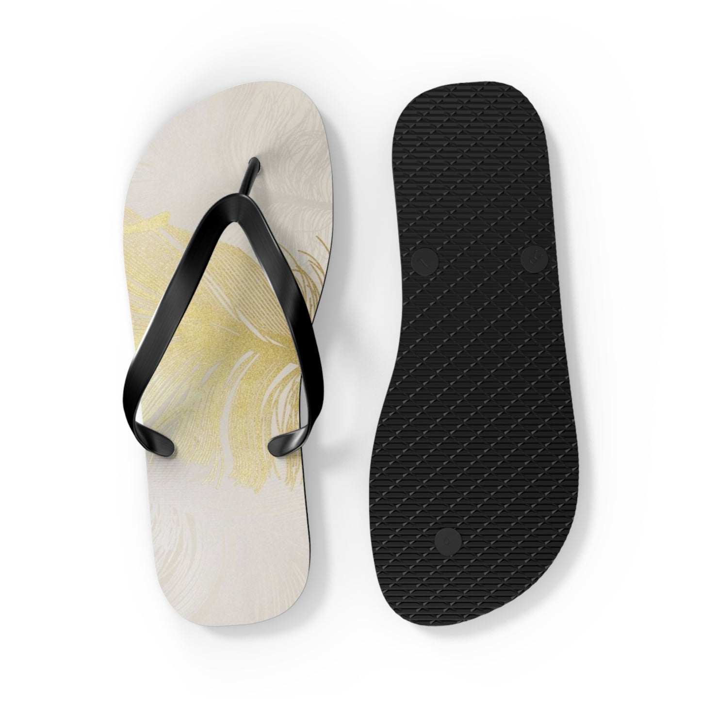 Golden Feathers - Inovax Flip Flops