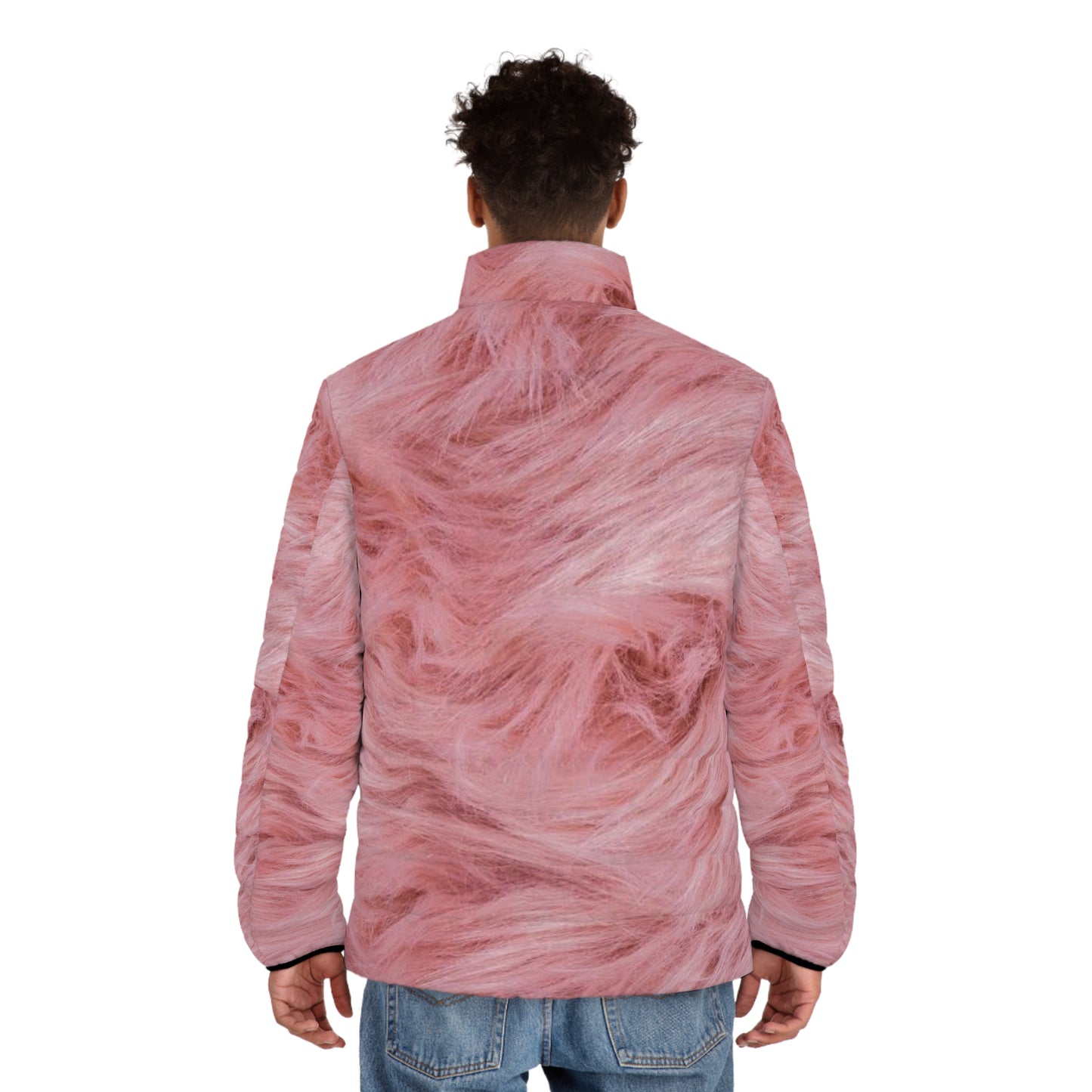 Pink Teddy - Men's Puffer Jacket